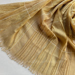 Bronze -Ombre Pleated Shimmer Hijab