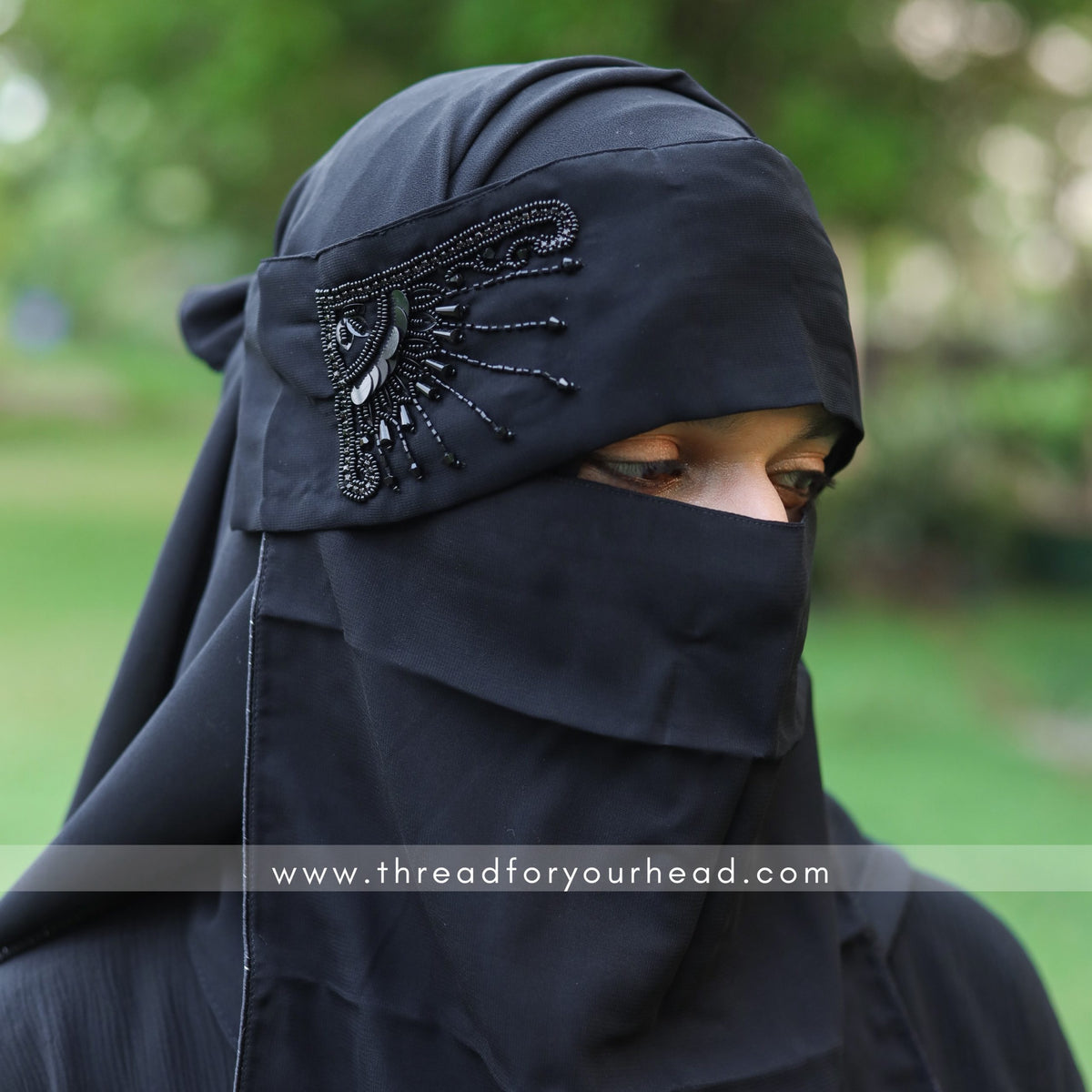 Embroided naqab - Sana