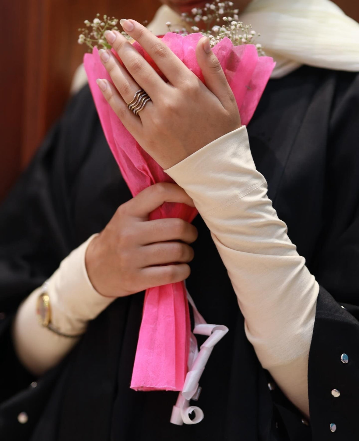 BEIEGE JERSEY SLEEVE EXTENDER