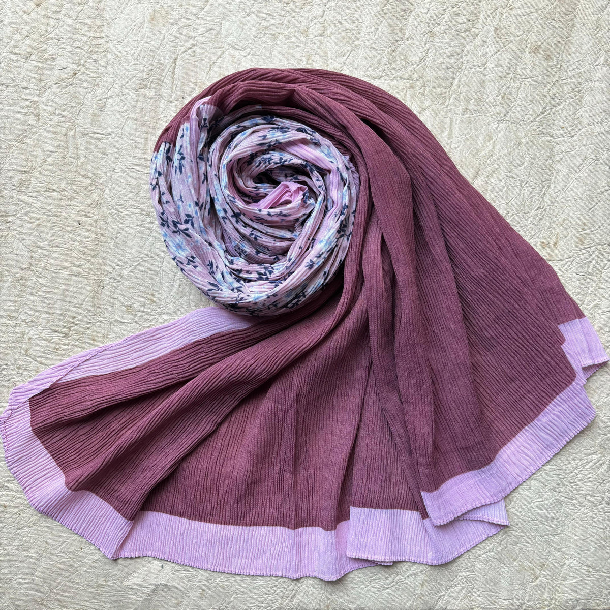 Mehr - Floral pleated georgette