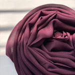 Chiffon Shimmer Hijab - Maroon