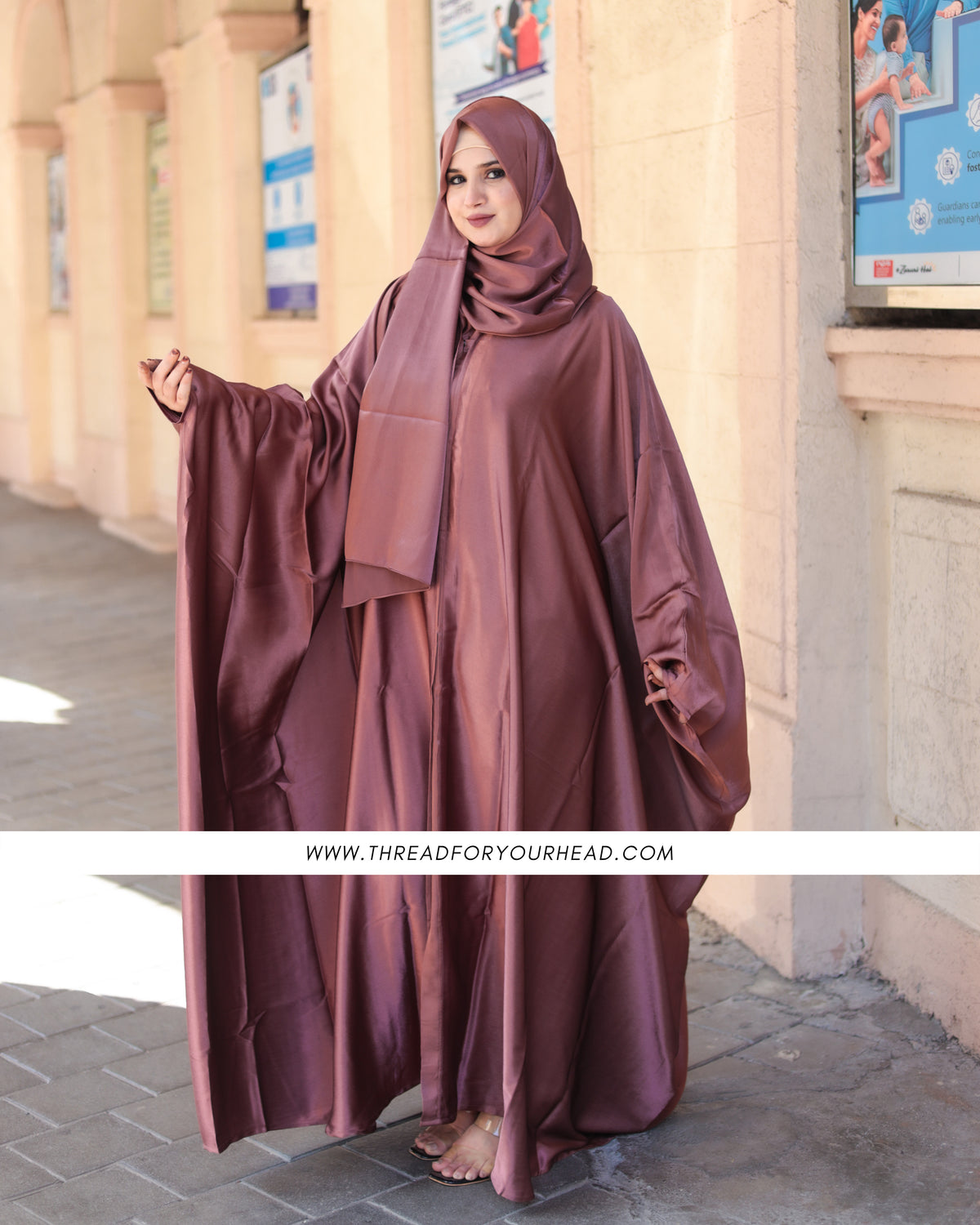 DUBAI ABAYA COLLECTION - QALB (With Hijab)