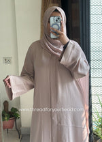 Beige - Basic Esra Abaya