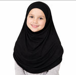 Kids Everyday Hijab - Black Makna