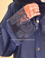Navy Blue - Sequin Handwork abaya