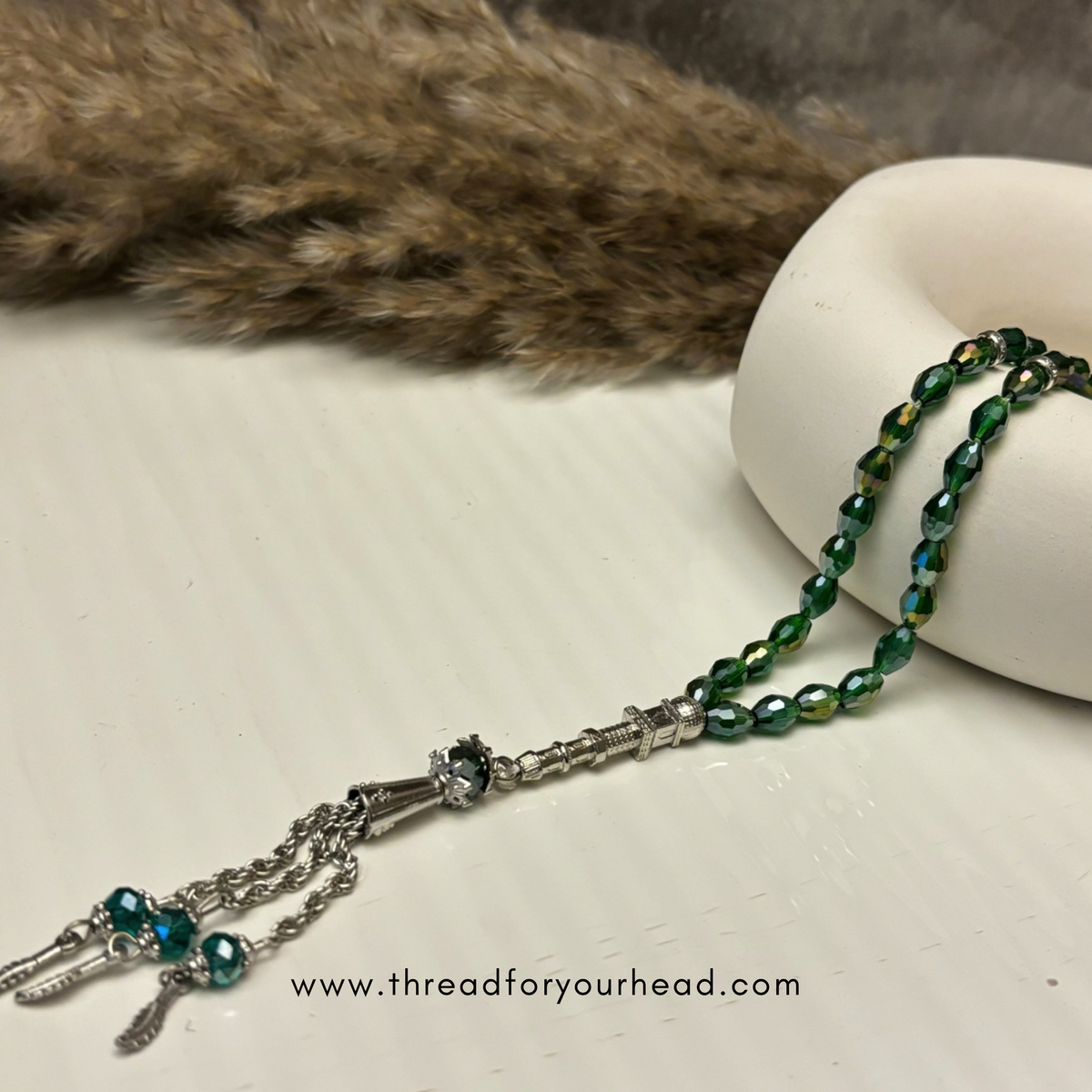 Crystal Tasbeeh - Emerald