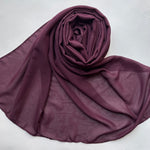 Chiffon Shimmer Hijab - Sin