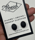 Hijab Magnet- oval black