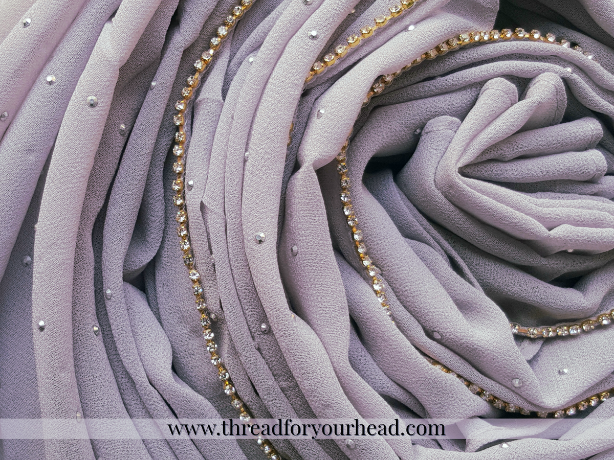 ICE- RHINESTONE LUXURY HIJAB