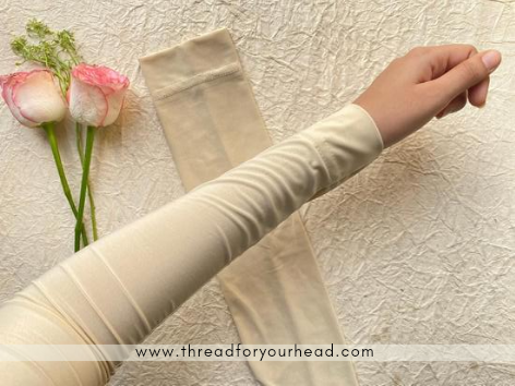 BEIEGE JERSEY SLEEVE EXTENDER