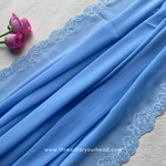 Sky - Rosette Embroided Hijab