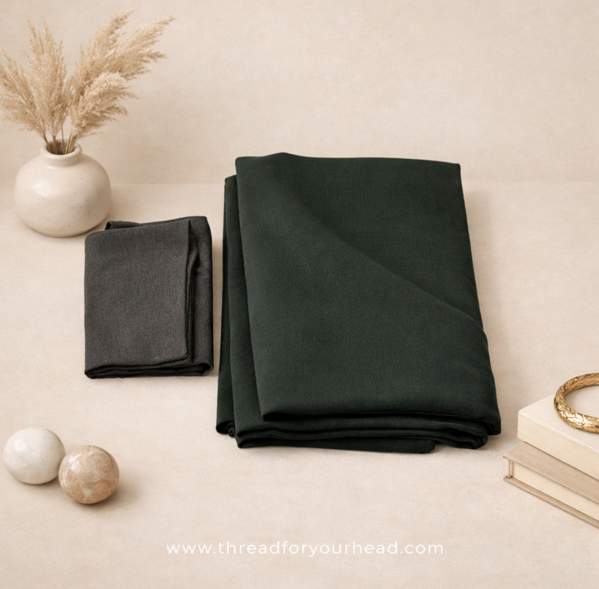 Olive - Hijab & Cap set