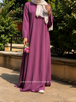 Mauve Basic Abaya