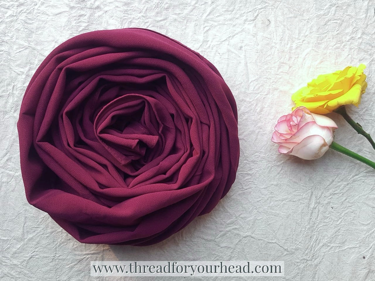 BERRY- PREMIUM GEORGETTE