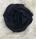 Black - Modal cotton hijab