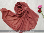 Coral - Metallic Georgette