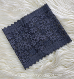 Dark Grey -Lace tube cap