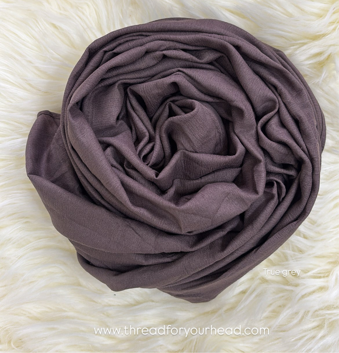 True Grey - Modal cotton hijab