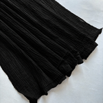 Feather Cotton Hijab - Black