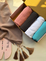 Zahra - Hijab Box ( Tassel Malaysian Georgette)