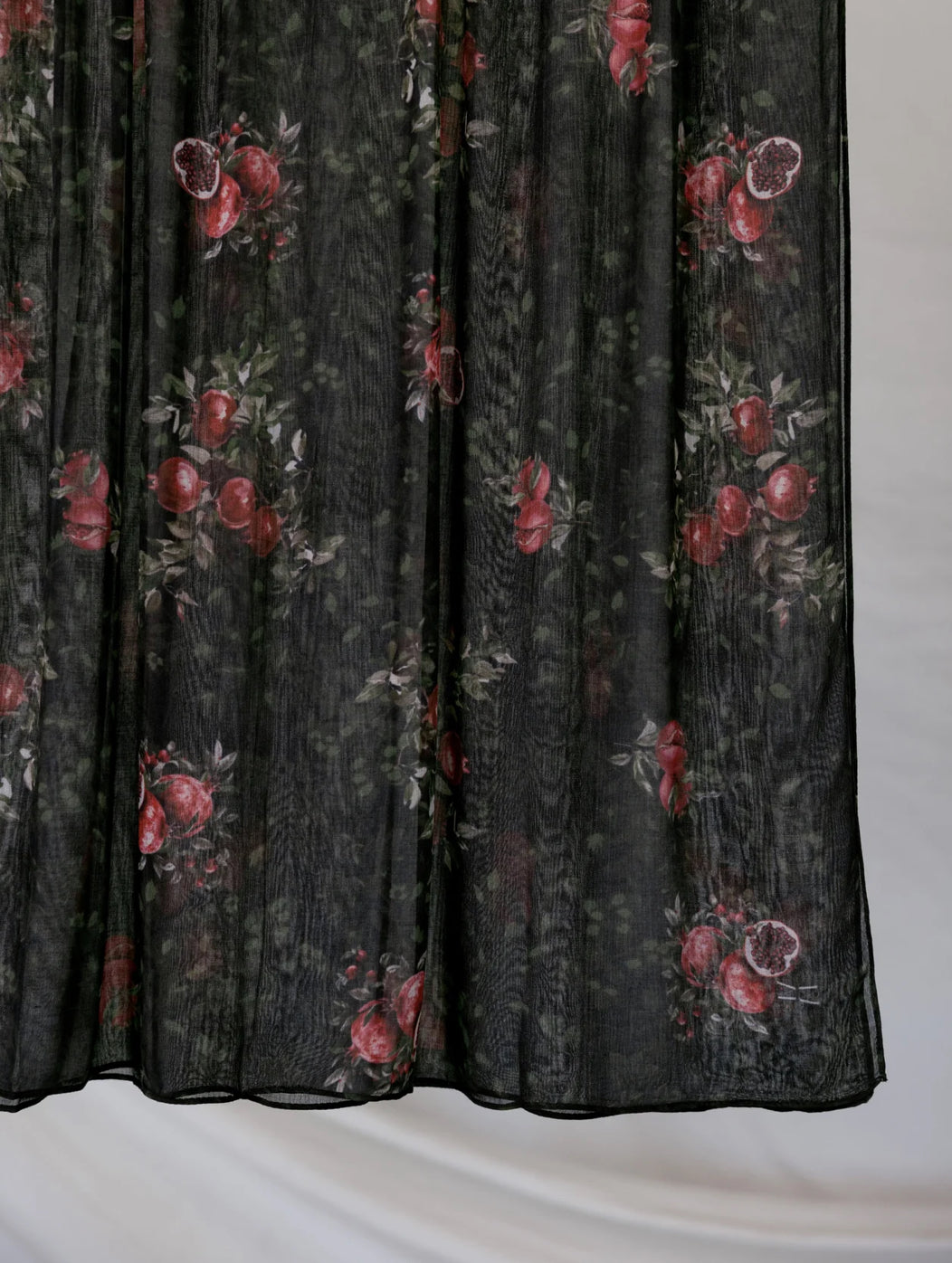 Crimson flower premium modal hijab
