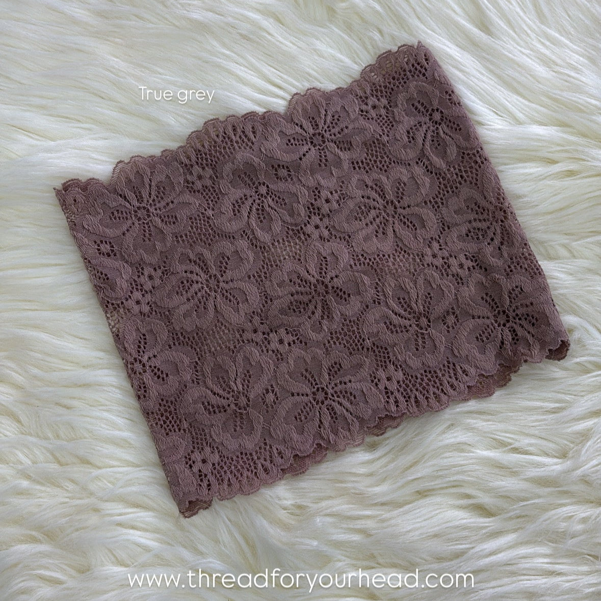 True grey -Lace tube cap