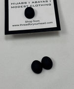 Hijab Magnet- oval black
