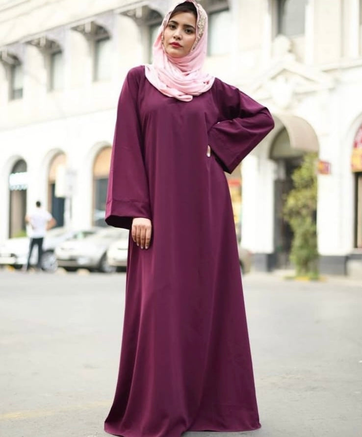 Berry Basic Abaya