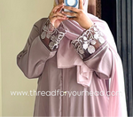 Mauve - Sequin Handwork abaya