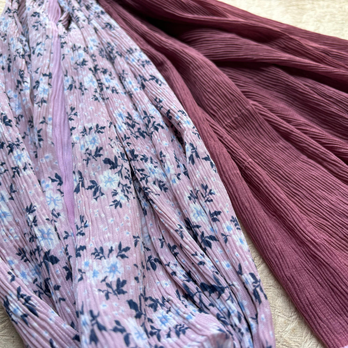 Mehr - Floral pleated georgette