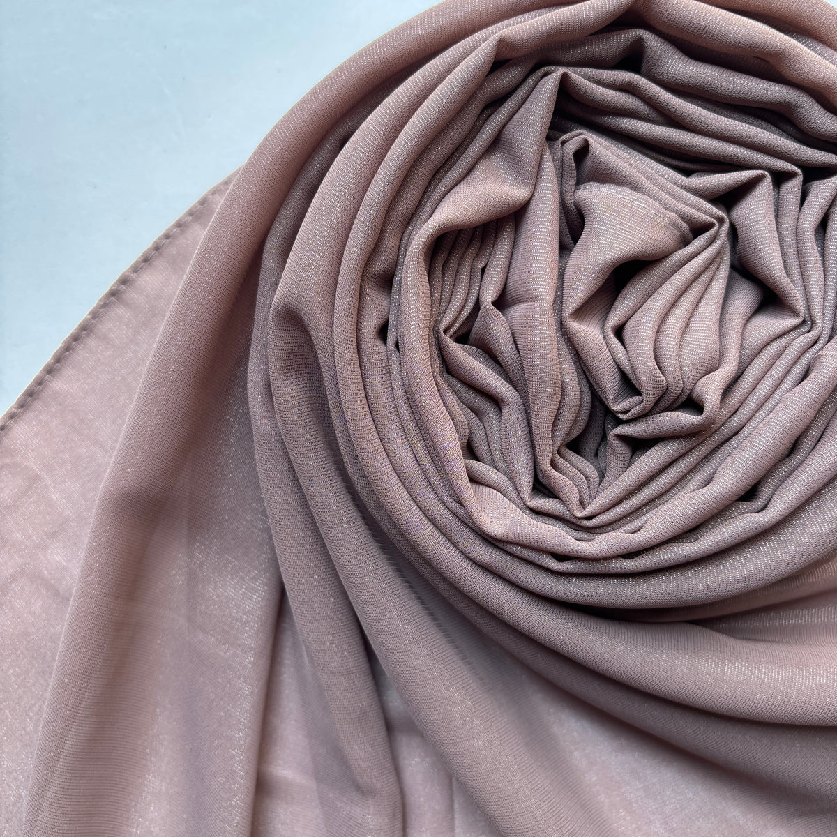 Chiffon Shimmer Hijab - Wheat
