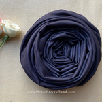 Dark Grey- Self Shimmer Hijab