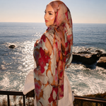 Watercolor premium modal hijab