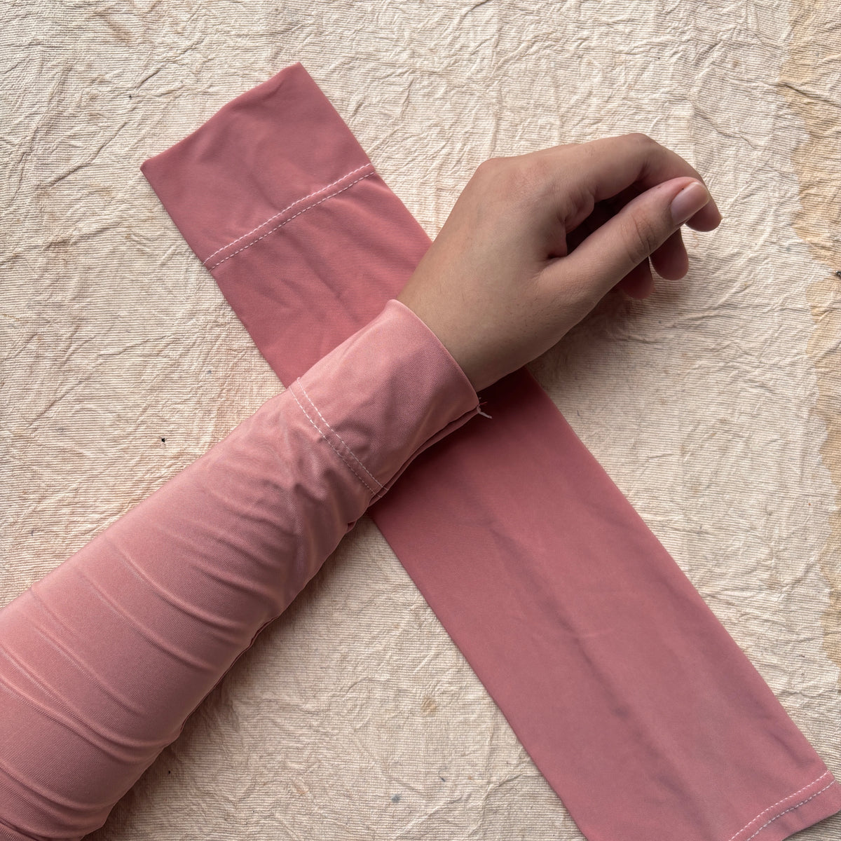 NUDE PINK PLAIN JERSEY SLEEVE EXTENDER