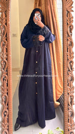 Navy Blue - Sequin Handwork abaya