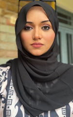Black - Malaysian georgette