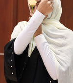 WHITE COTTON SLEEVE EXTENDER