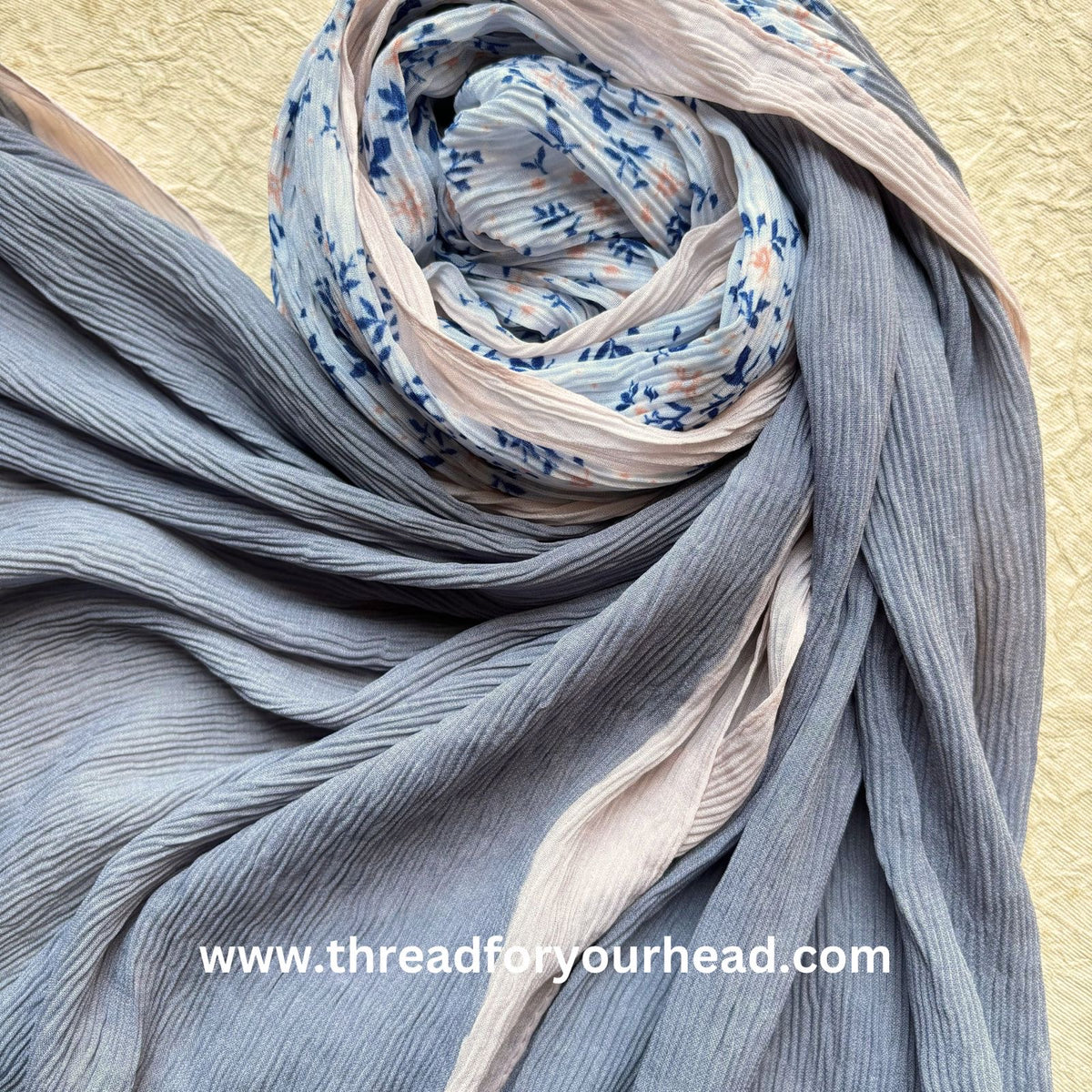 Ice - Floral pleated georgette