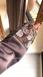 Dark Grey - Sequin Handwork abaya