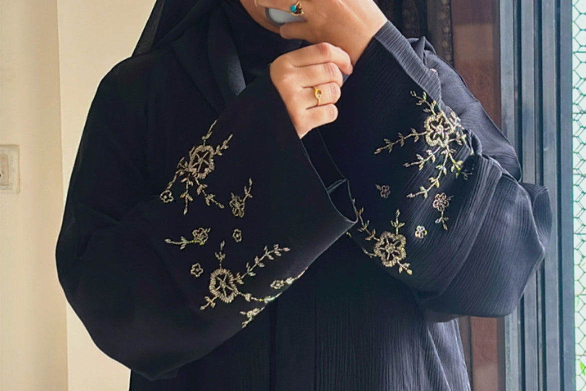 Zoya -Handwork Abaya
