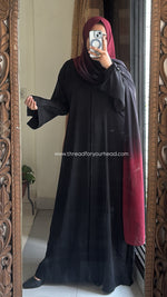 Black - Basic Texture Abaya