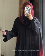 Black - Basic Texture Abaya