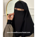 LAYER SAUDI NAQAB - TIE BACK
