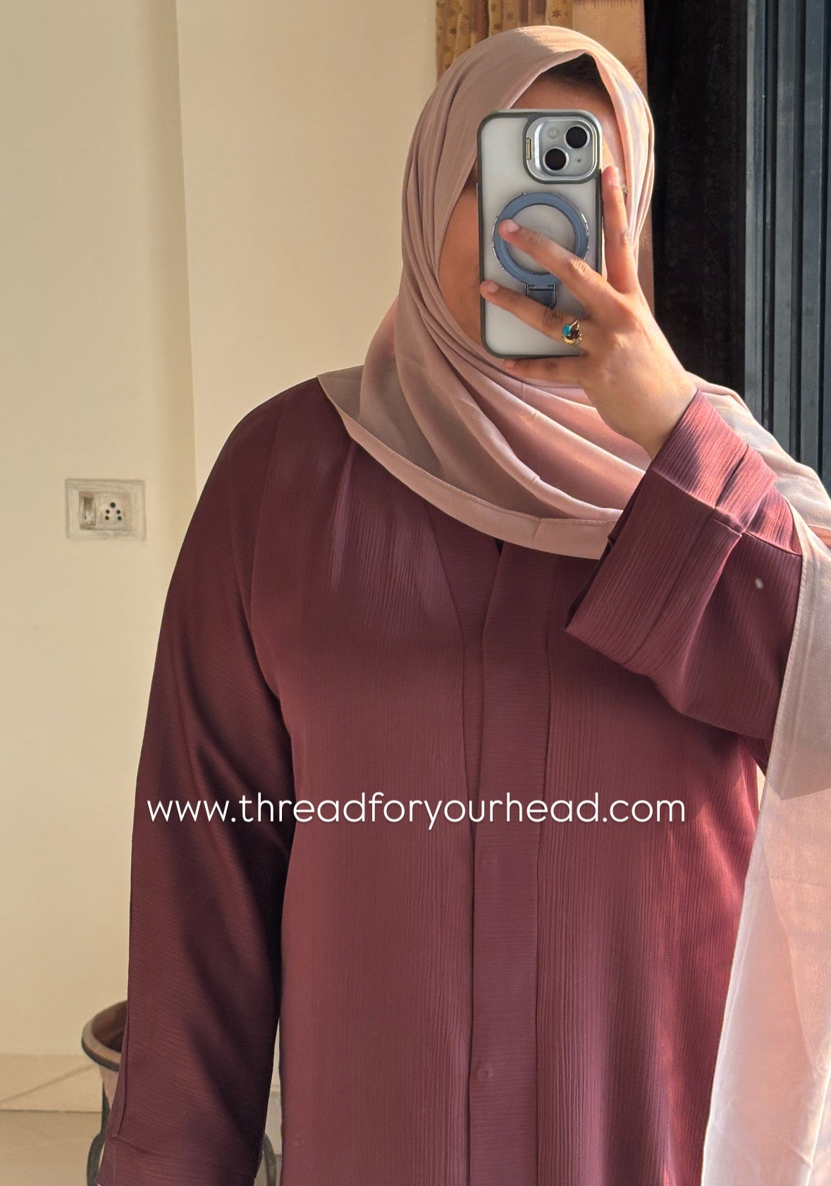 Deep Mauve - Basic Esra Abaya