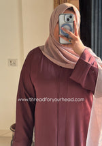 Deep Mauve - Basic Esra Abaya