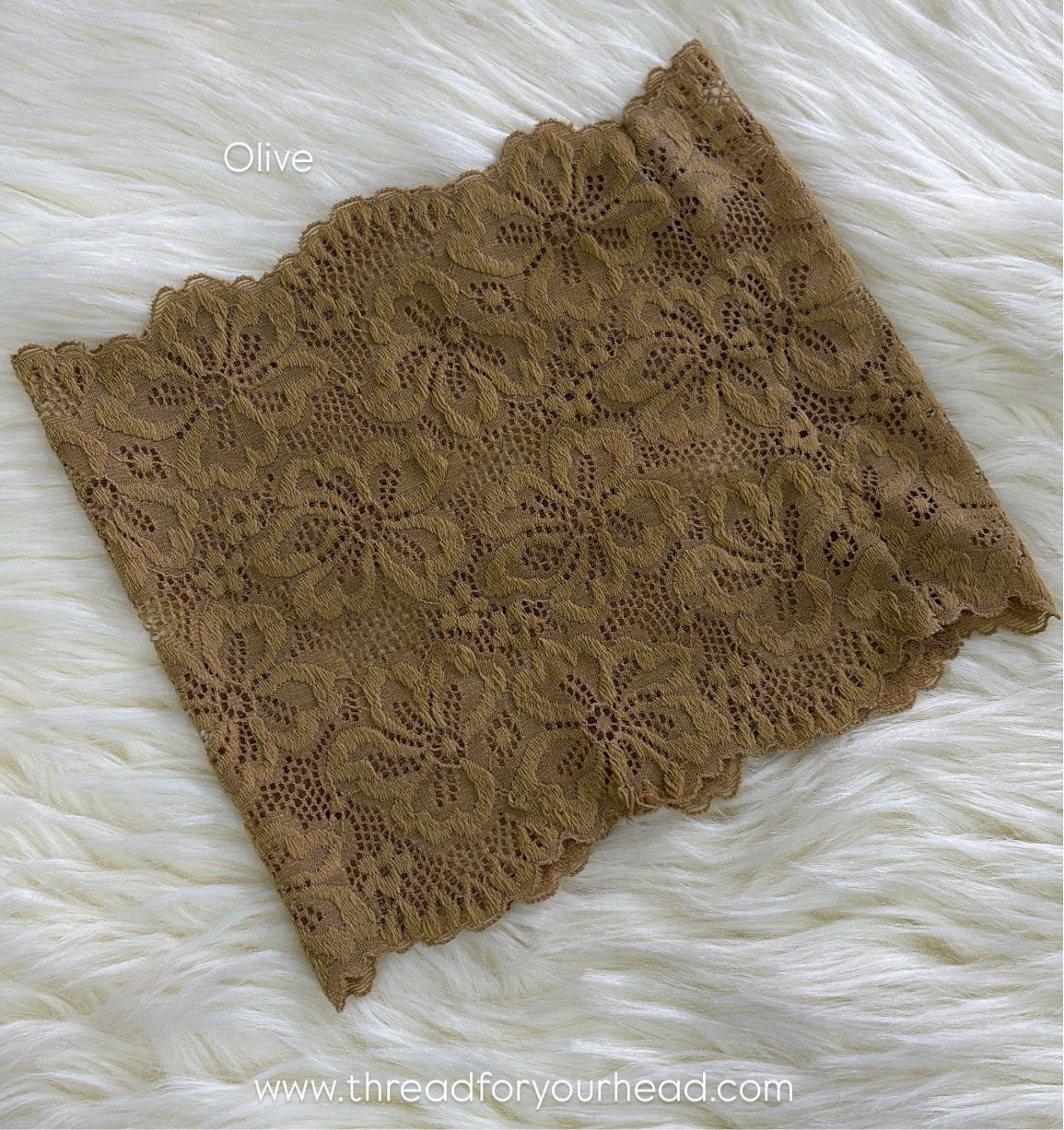 Olive - Lace tube cap