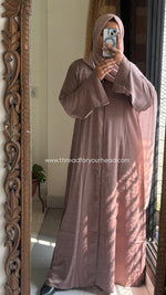 True Grey - Basic Texture Abaya