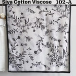 Gul black - Pashmina printed hijab