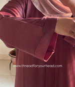 Deep Mauve - Basic Esra Abaya