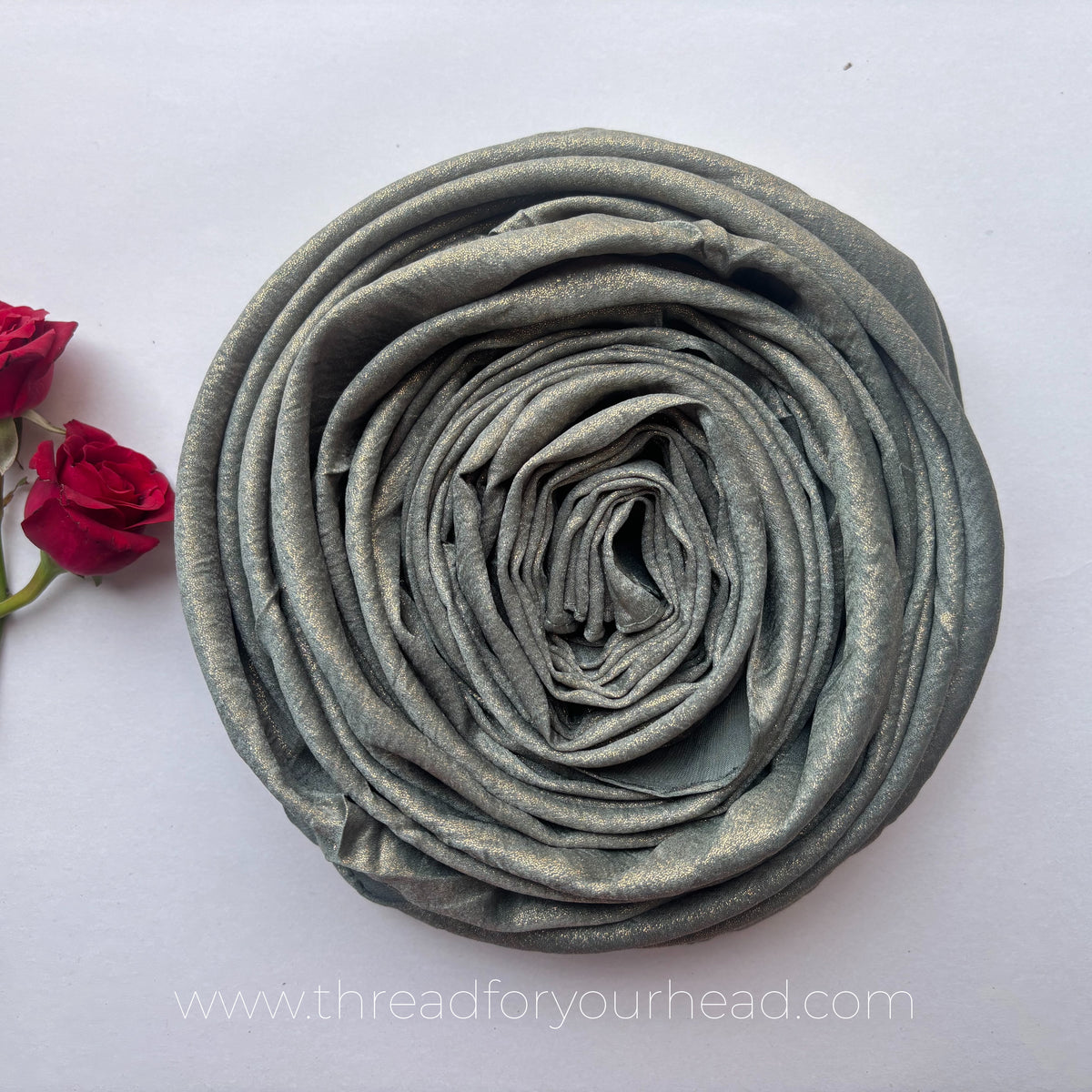 Olive -Satin Shimmer Hijab